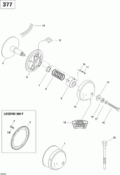 Drive Pulley (Legend 380F)