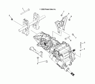 TRANSMISSION MOUNTING - A07MH50FC (4999200139920013C12)
