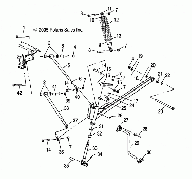 SUSPENSION, FRONT - S06NT6ES (4998889888A14)