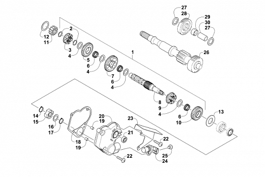 SECONDARY TRANSMISSION ASSEMBLY