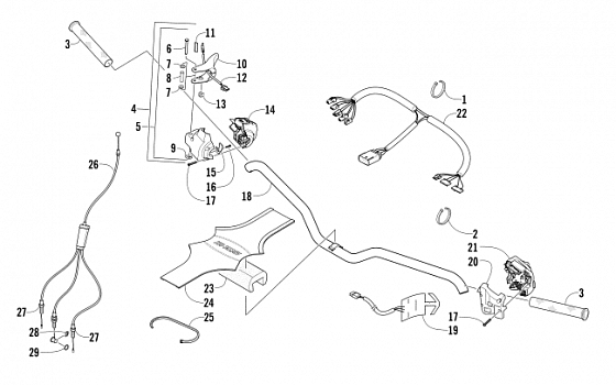 HANDLEBAR AND CONTROLS