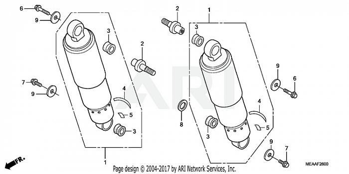 REAR SHOCK ABSORBER