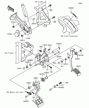 Brake Pedal/Throttle Lever