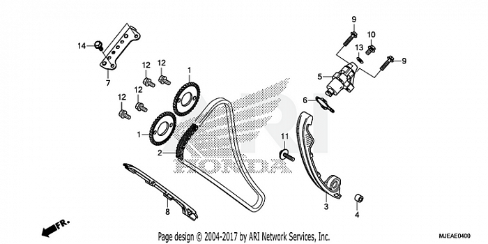 CAM CHAIN@TENSIONER