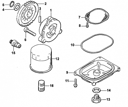 OIL FILTER/PUMP ASSEMBLY