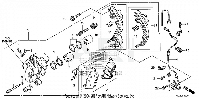 FRONT BRAKE CALIPER