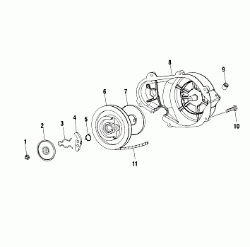 RECOIL STARTER - S01NP7CS (4972187218C013)