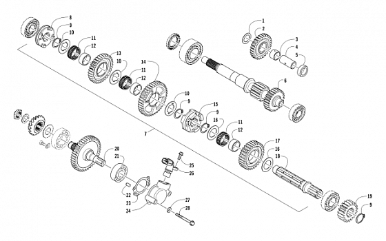 SECONDARY TRANSMISSION ASSEMBLY