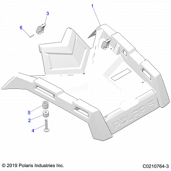 BODY, FRONT RACK - A20SVE95KR (C0210764-3)