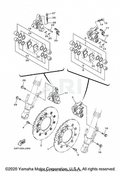 FRONT BRAKE CALIPER