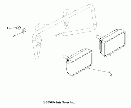 ELECTRICAL, HEADLIGHTS - A08BG50AA (49ATVHEADLIGHT08SCRAM)