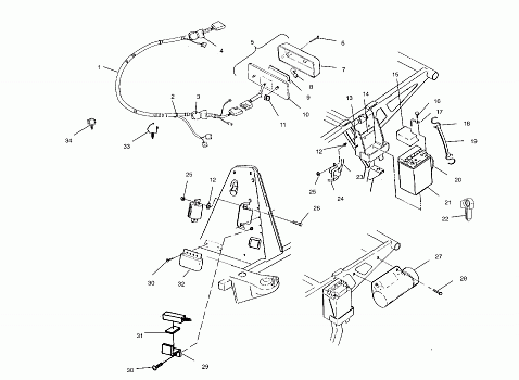 ELECTRICAL/TAILLIGHT - A01BG50AA (4963766376C007)