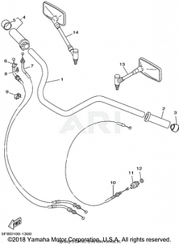 STEERING HANDLE CABLE