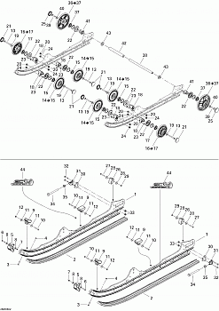 Rear Suspension MX Z 550X