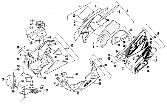 SKID PLATE AND SIDE PANEL ASSEMBLY