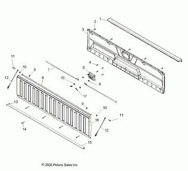 BODY, TAILGATE ASM. - R09HH50AG/AR (49RGRTAILGATE095004X4)