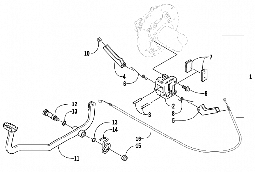 MECHANICAL BRAKE ASSEMBLY