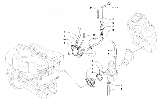 CARBURETOR AND FUEL PUMP ASSEMBLY