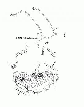 BODY, FUEL TANK - Z14JT87AD/9EAO/9EAOL/9EAL (49RGRFUEL14RZR900)