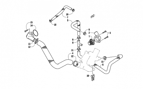 WATER HOSE ASSEMBLY