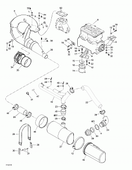 Engine Support And Muffler