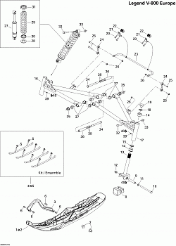 Front Suspension And Ski EUR