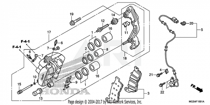 FRONT BRAKE CALIPER (2)