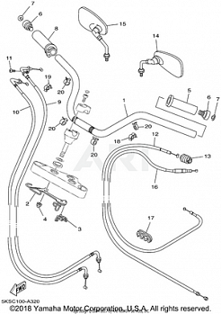 STEERING HANDLE CABLE