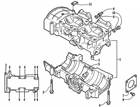 CRANKCASE ASSEMBLY