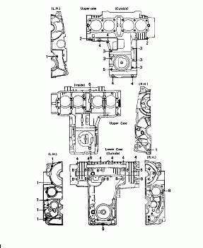 CRANKCASE BOLT &amp; STUD PATTERN