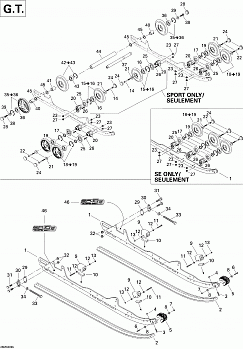 Rear suspension (GT)