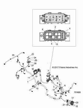 ELECTRICAL, WIRE HARNESS - Z18VBE99BW (701880)