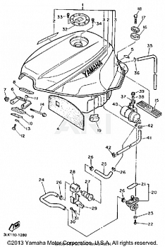 FUEL TANK NON CALIFORNIA MODEL