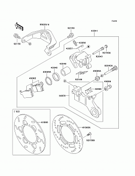 Rear Brake(KLX300-A7/A8)