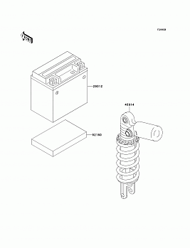 Optional Parts(ZX-7RR Battery)