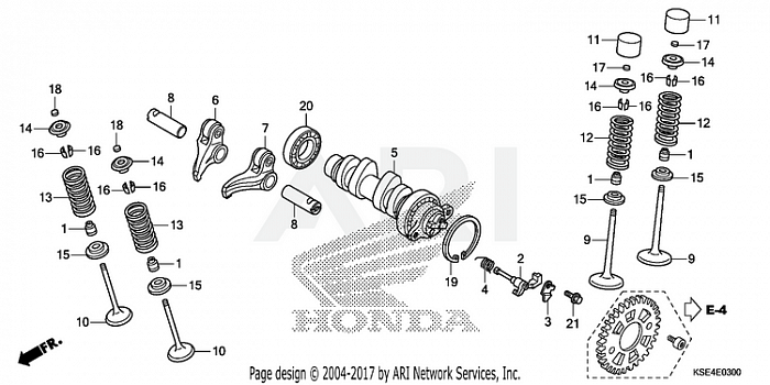 CAMSHAFT + VALVE