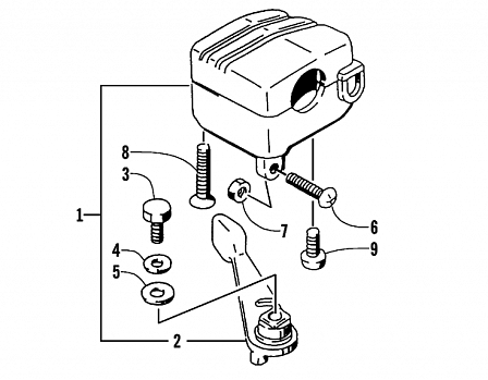 THROTTLE CASE ASSEMBLY