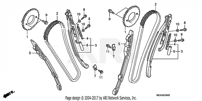 CAM CHAIN + TENSIONER