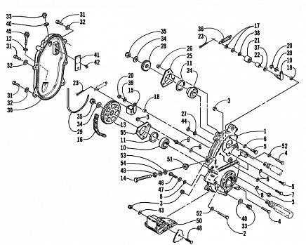 DRIVE/DROPCASE ASSEMBLY