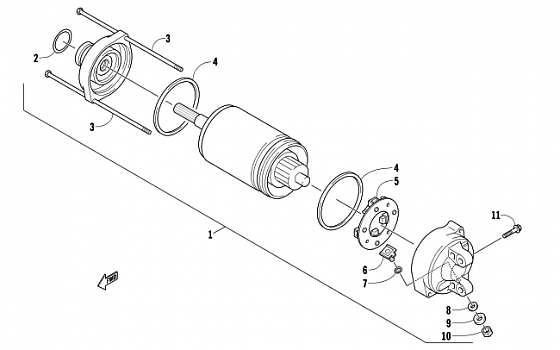 STARTER MOTOR ASSEMBLY