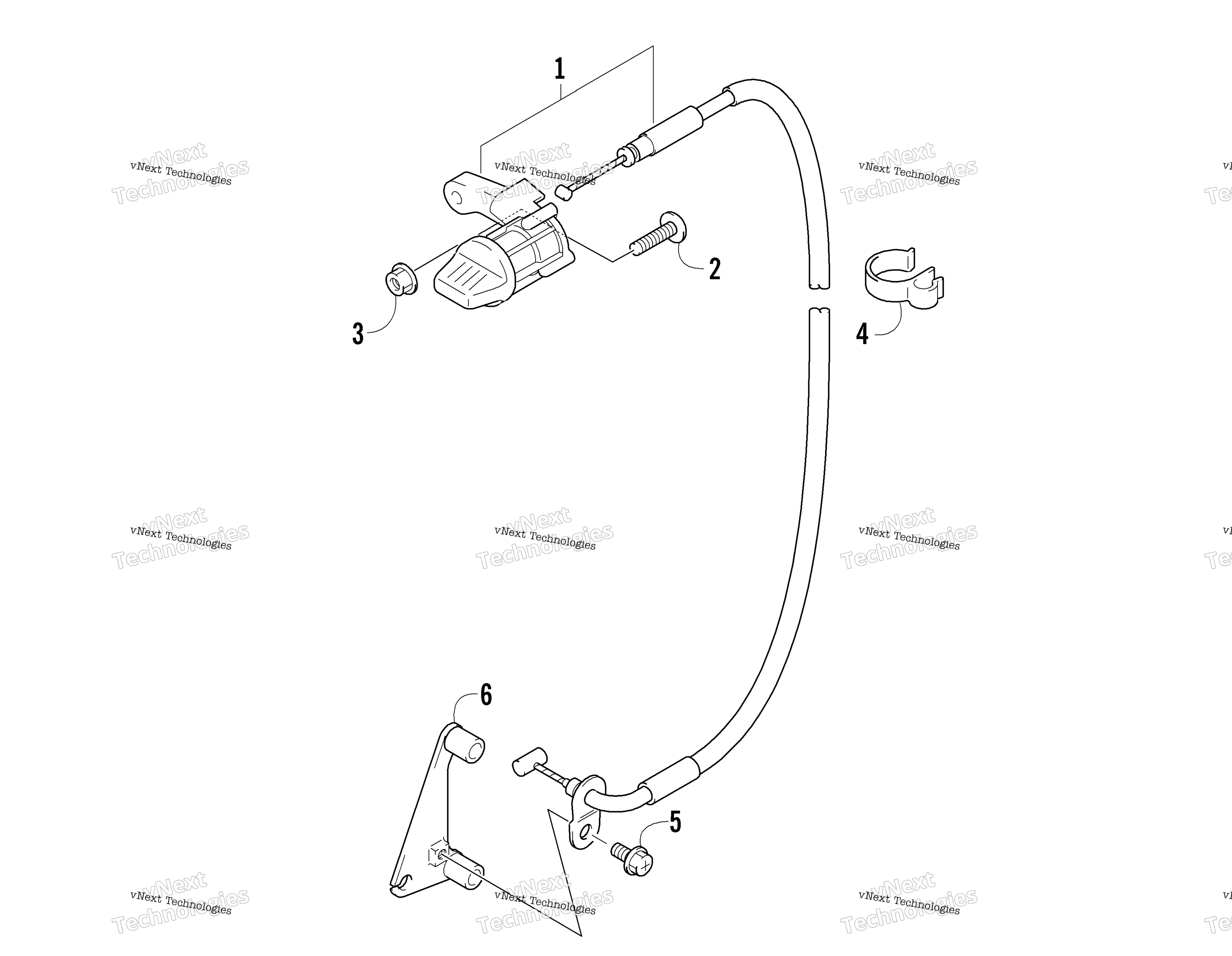 Задняя передача Lock Assembly