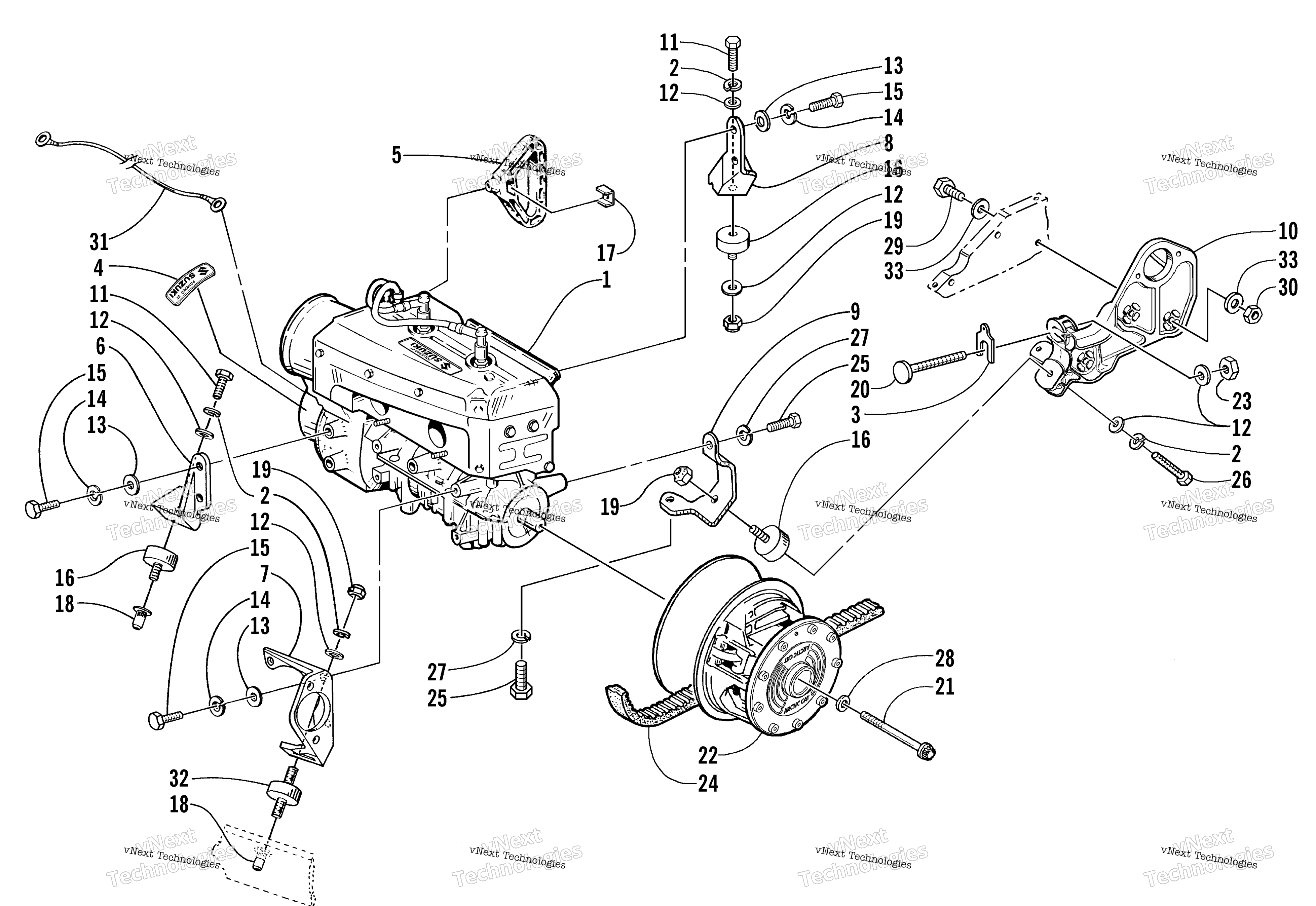 Двигатель And Related Parts