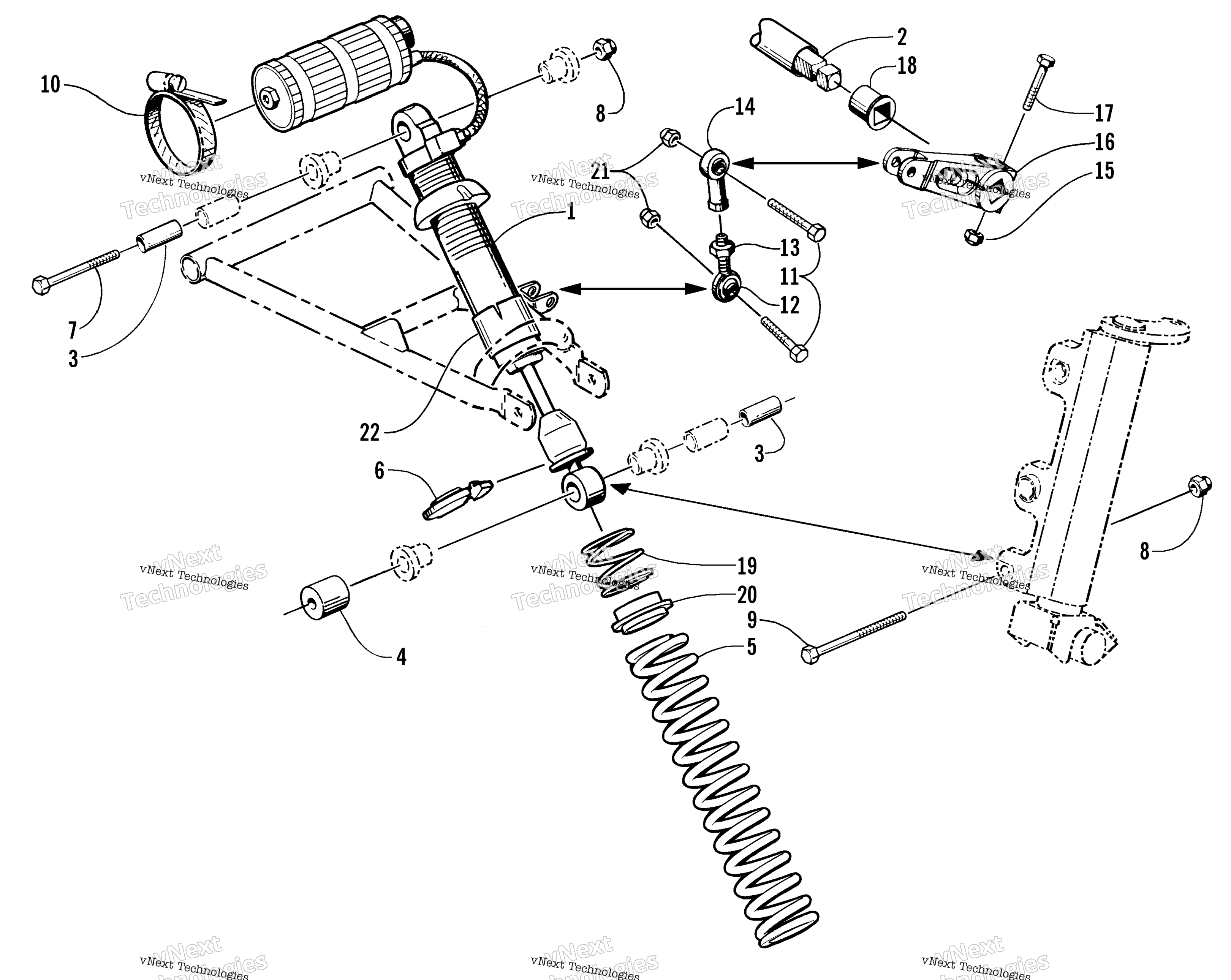 Амортизатор Absorber And Sway Bar Assembly