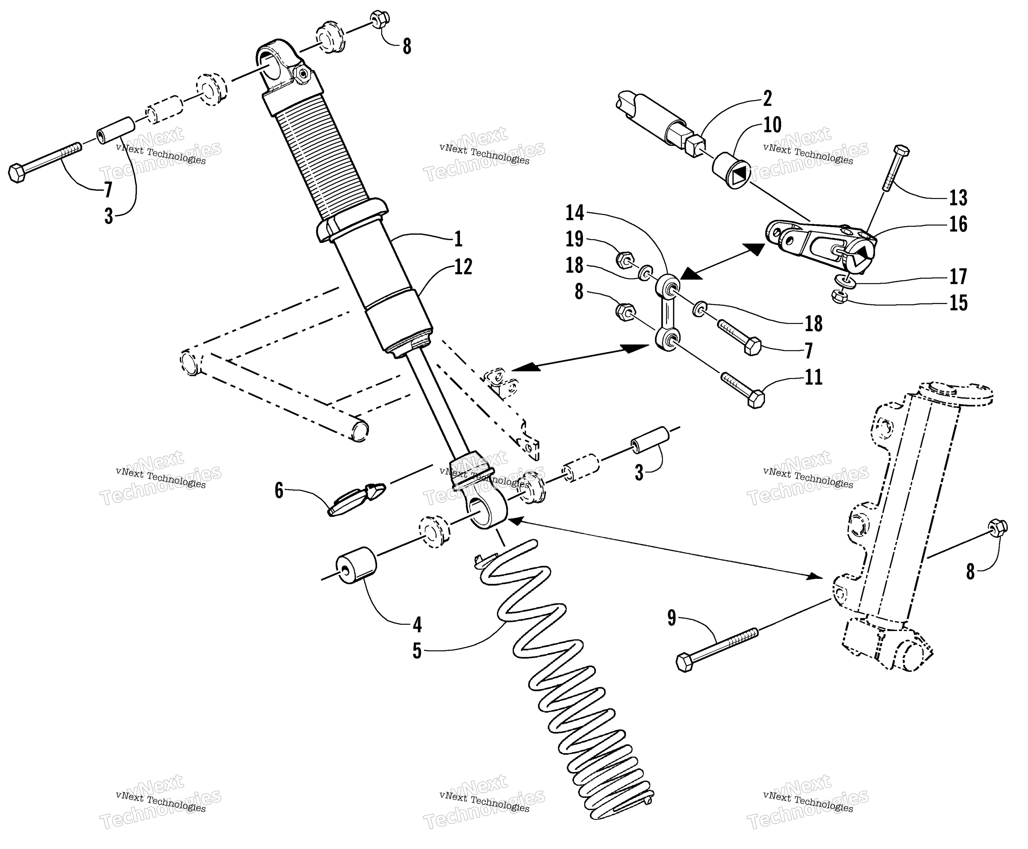 Амортизатор Absorber And Sway Bar Assembly
