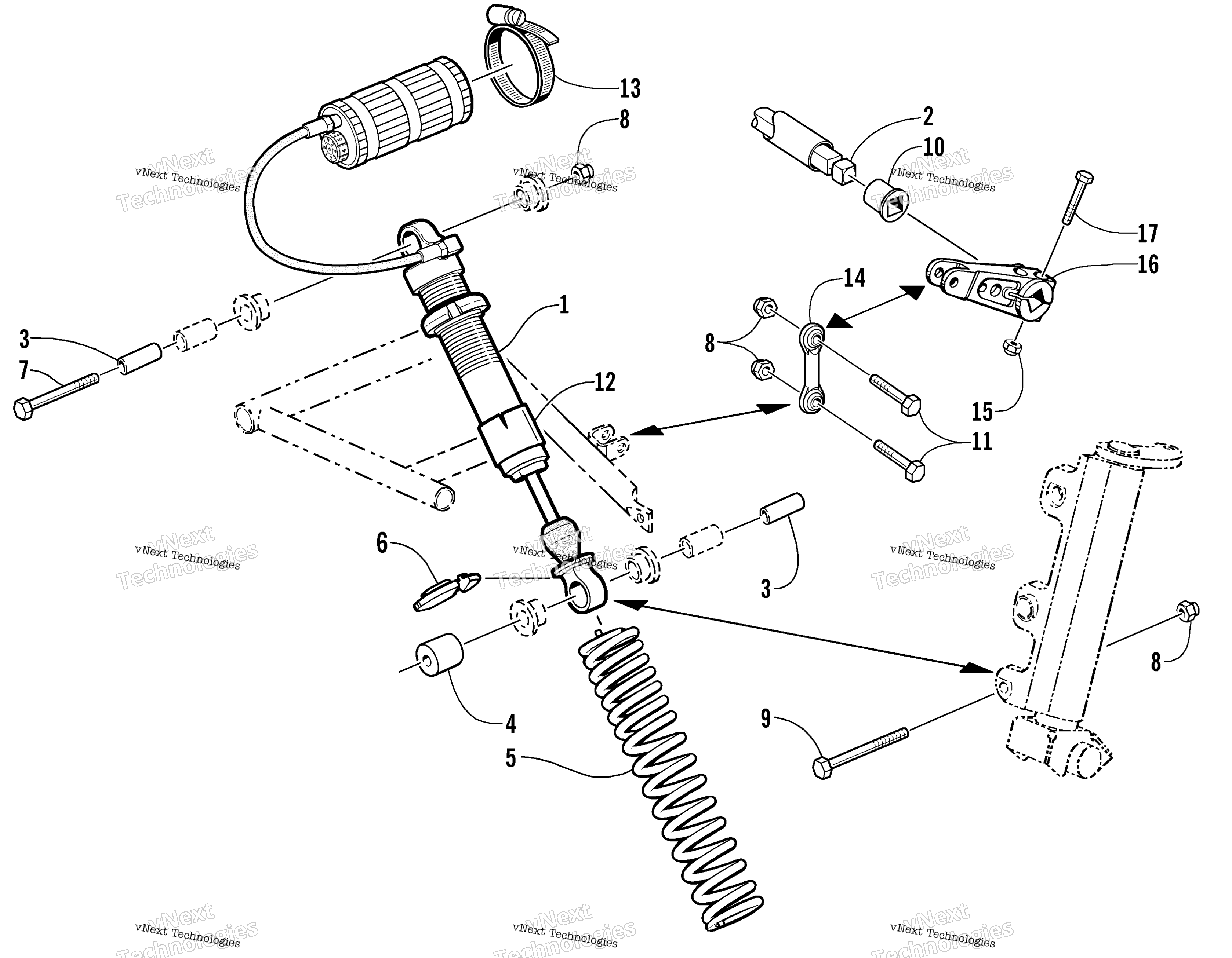 Амортизатор Absorber And Sway Bar Assembly