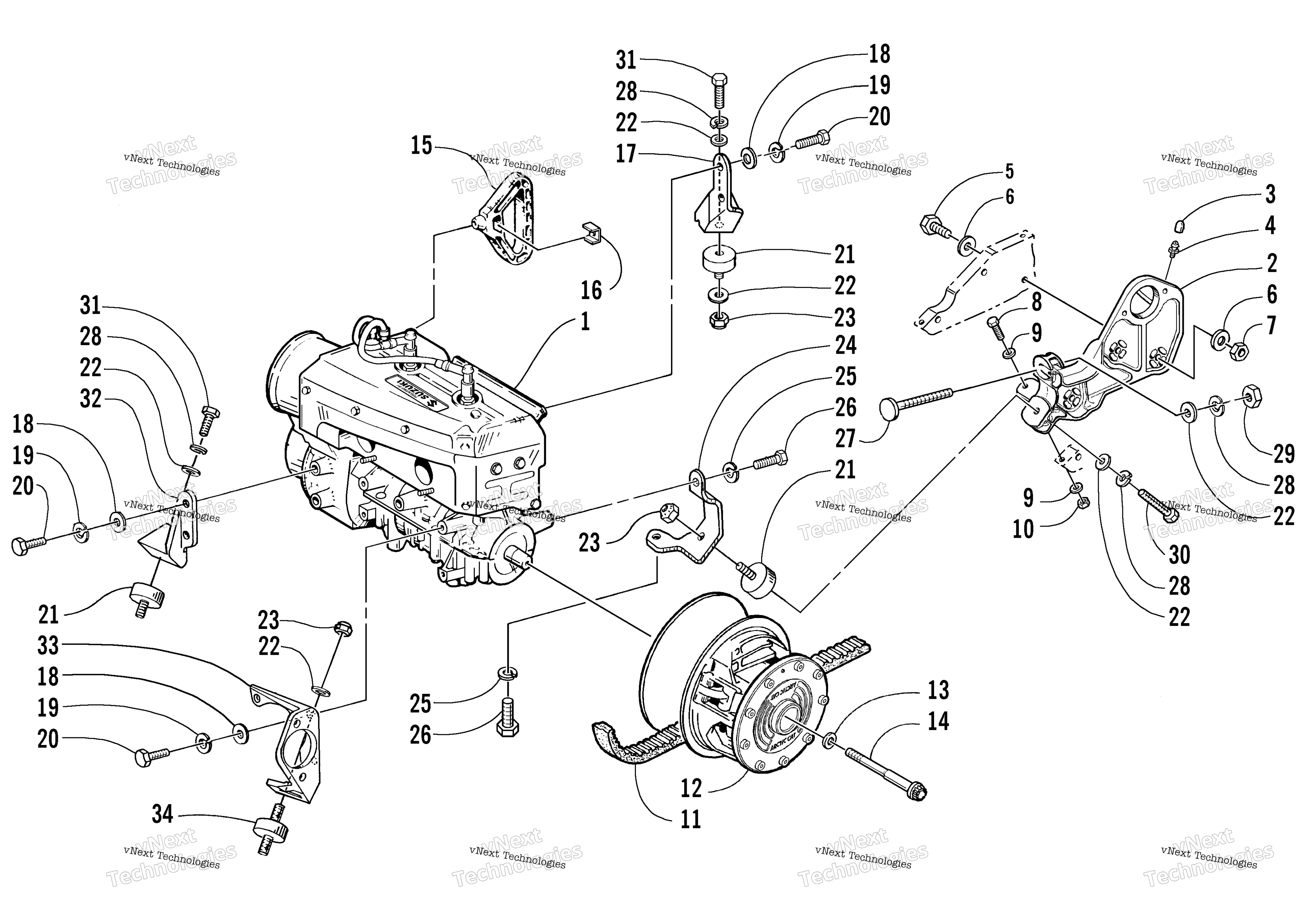 Двигатель And Related Parts