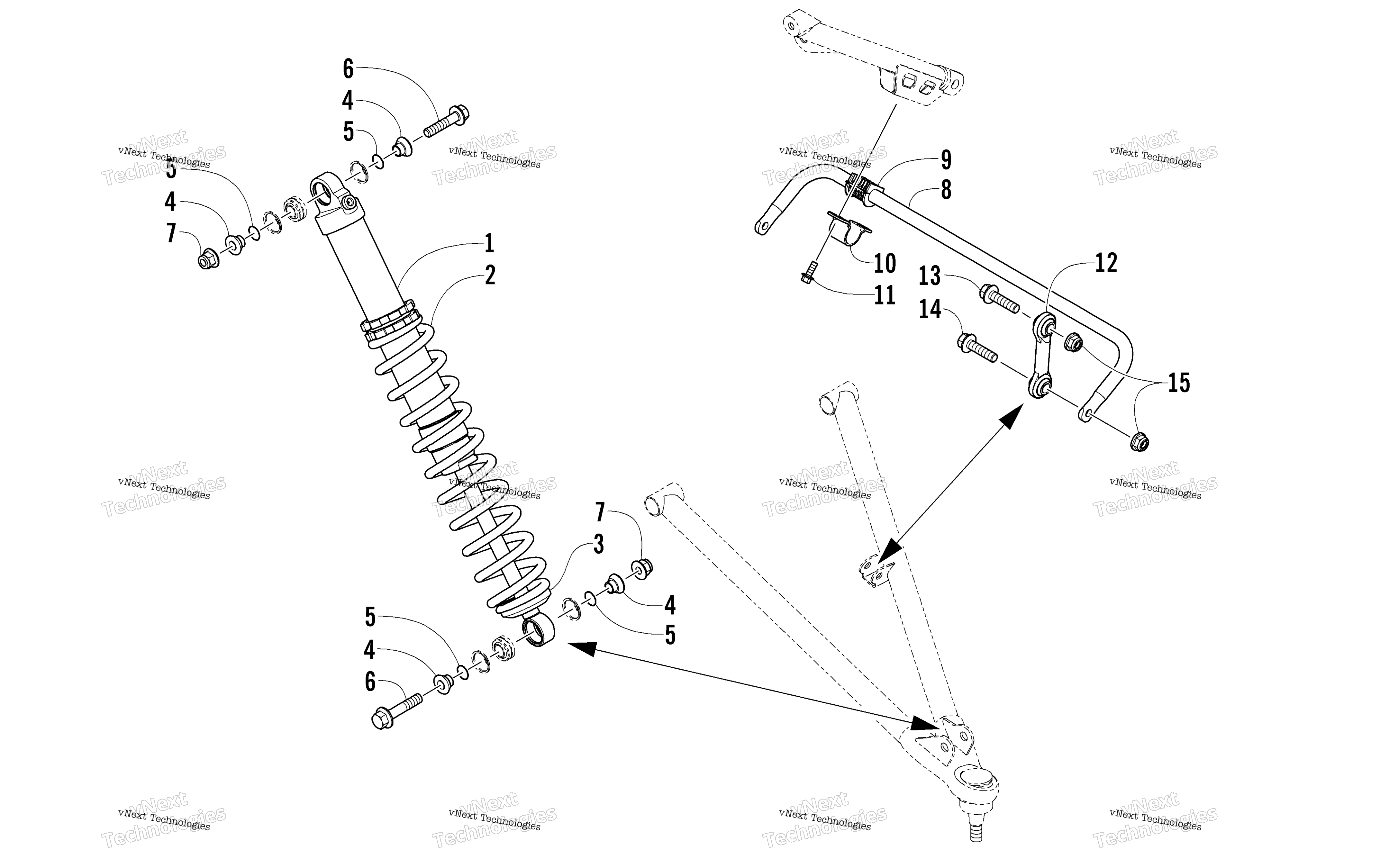 Амортизатор Absorber And Sway Bar Assembly
