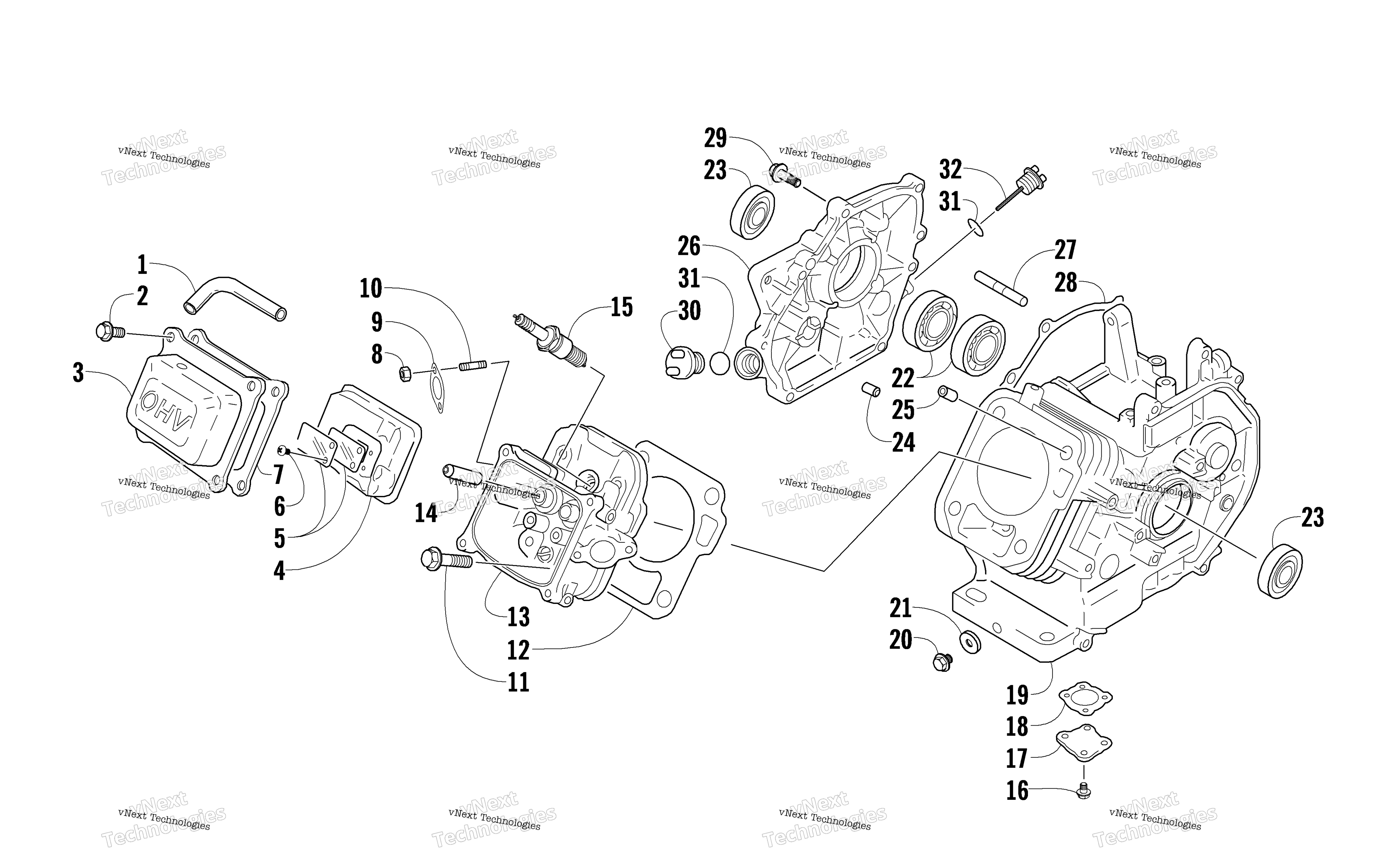 Цилиндр And Crankcase
