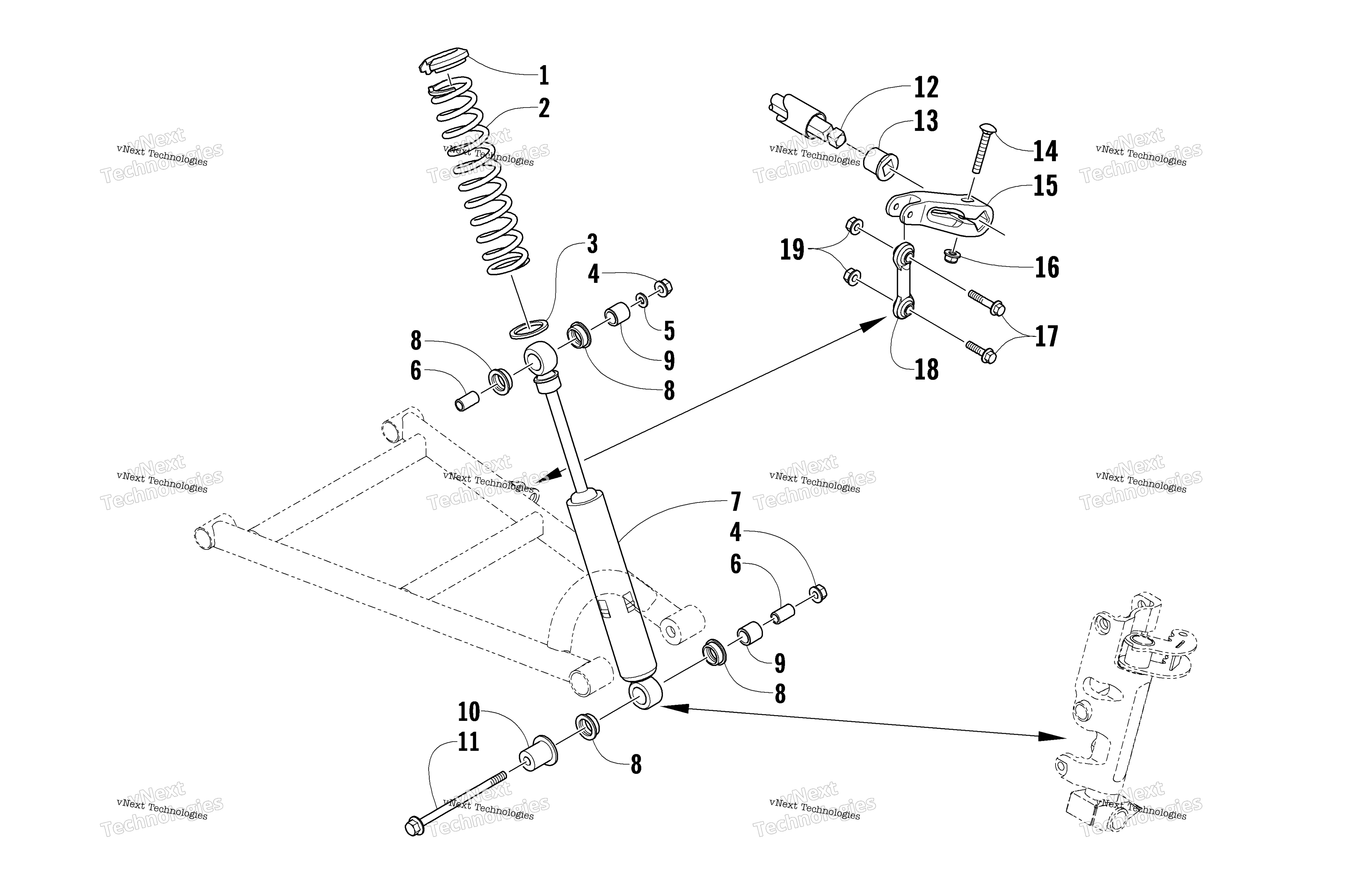 Амортизатор Absorber And Sway Bar Assembly