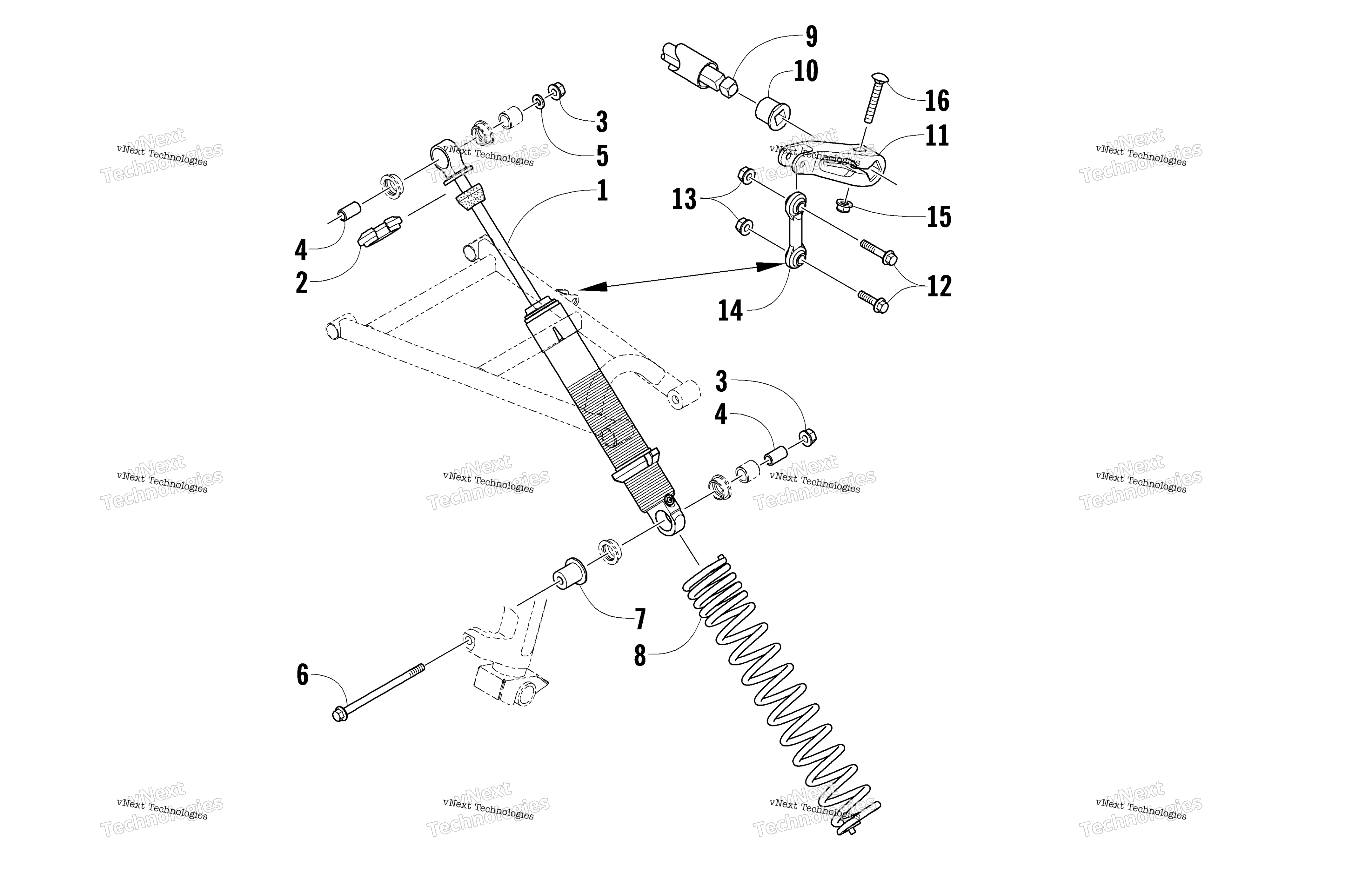 Амортизатор Absorber And Sway Bar Assembly